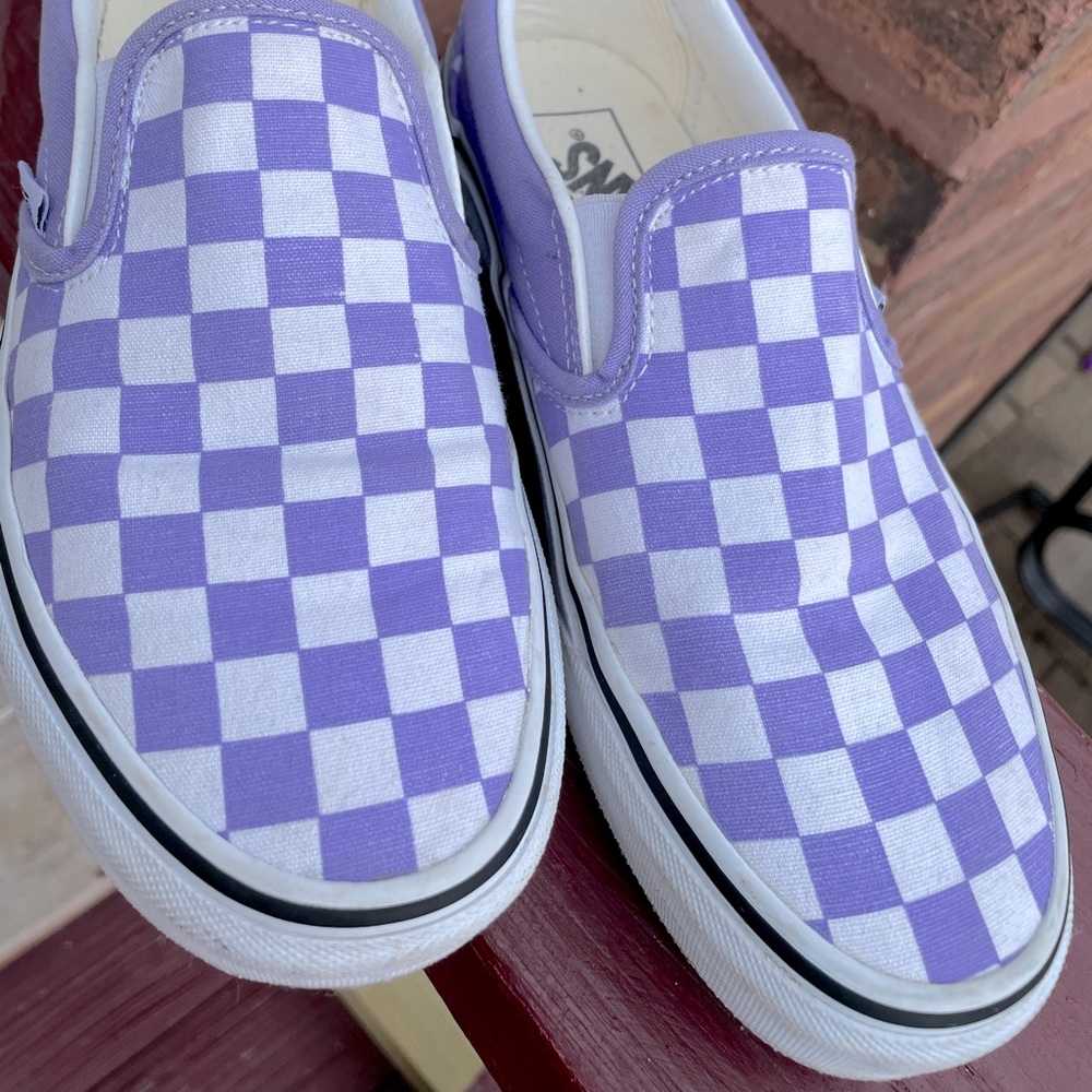 Vans Slip on checkered-board Skate shoes